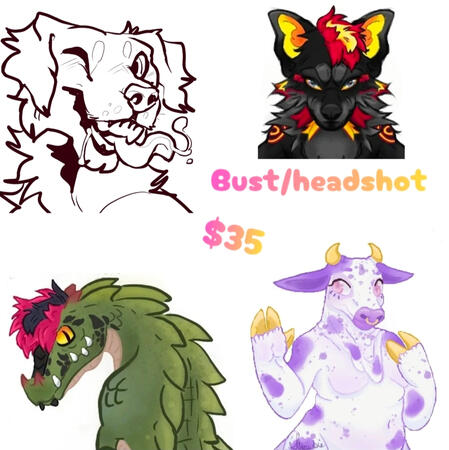 Bust/headshots/icons
